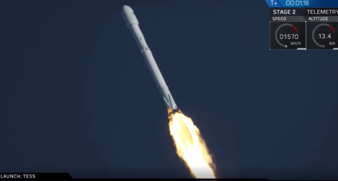 Lanzamiento del satélite de SpaceX