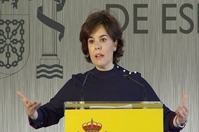 La vicepresidenta del Gobierno, Sáenz de Santamaría 