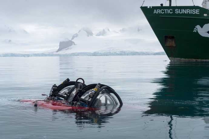 Expedición de Greenpeace para reclamar un Santuario Antártico (Archivo)