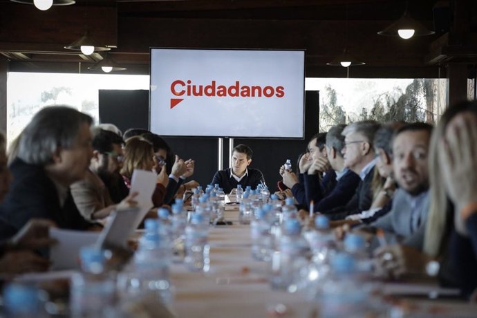 Reunión de la Ejecutiva de Ciudadanos presidida por Albert Rivera