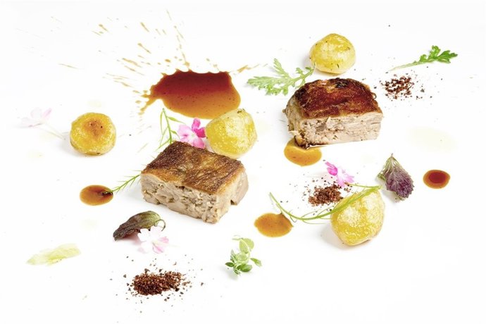 Uno de los platos Roberto Petza 