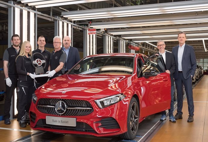 Mercedes-Benz inica la producción del nuevo Clase A en Rastatt (Alemania)