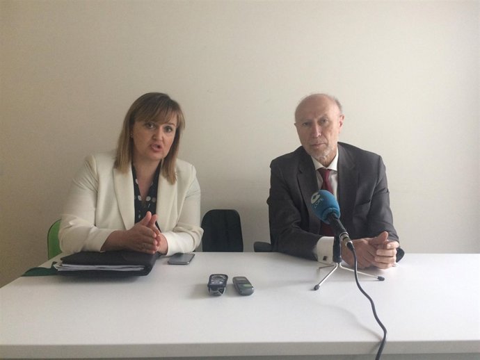 Iciar Amorrortu (Sodercan) y  Francisco Marín (CDTI)