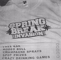 Camiseta del 'pub crawling'