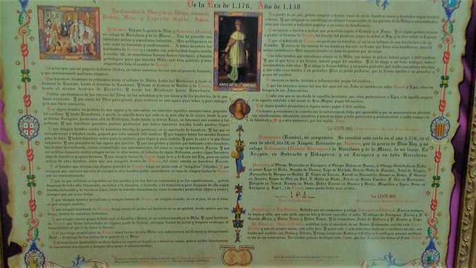 Carta Puebla, documento fundacional de la Villa de Tauste de 1138