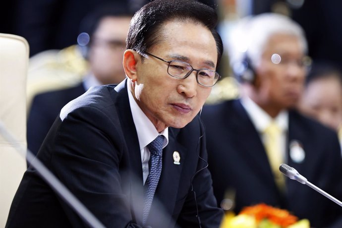 El expresidente de Corea del Sur Lee Myung-bak