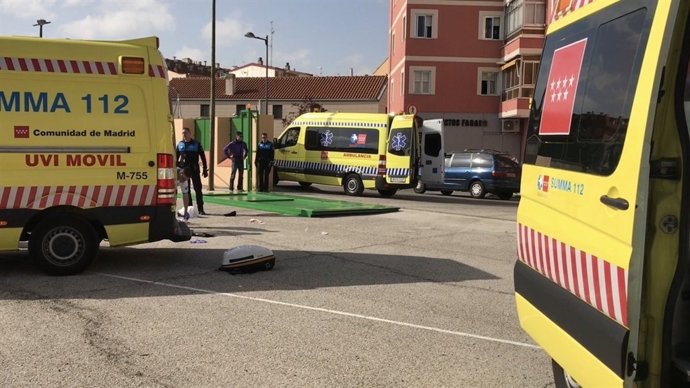 Summa 112 en el lugar del suceso