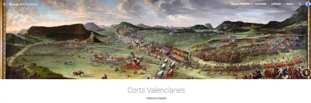 Las Corts, primer parlamento regional en Google Arts