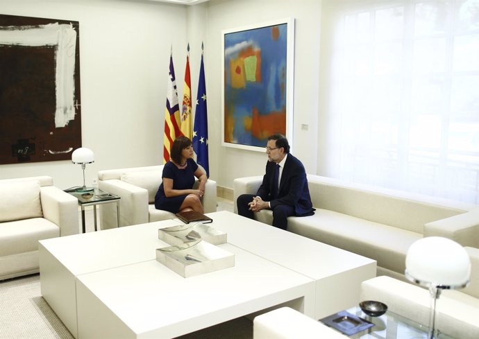 Mariano Rajoy y Francina Armengol Socías