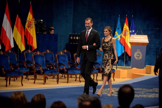 El Rey Felipe y la Reina Letiza en los Premios Princesa de Asturias