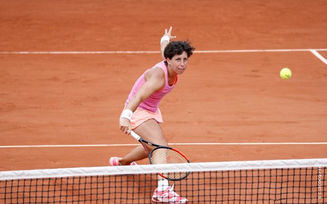 Carla Suárez en Roland Garros