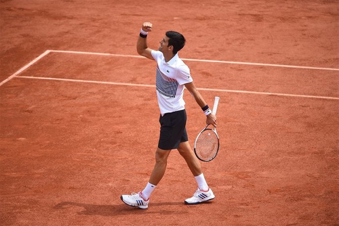 Djokovic celebra la victoria