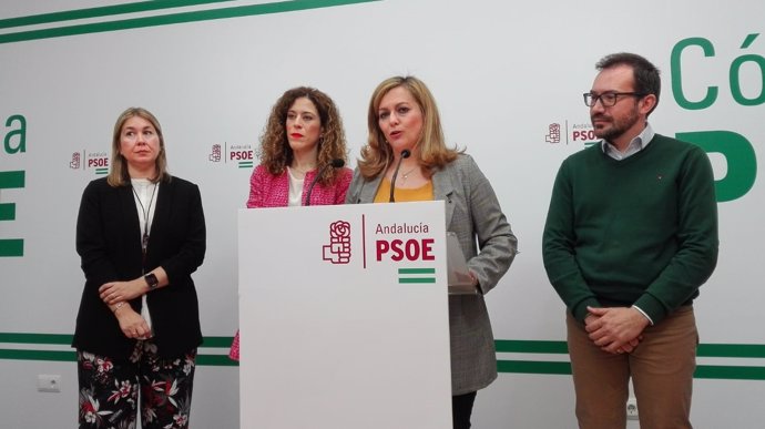 Serrano interviene, junto a Alconchel, en la sede del PSOE de Córdoba