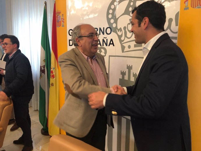 Reunión del PP de Jaén con la CHG