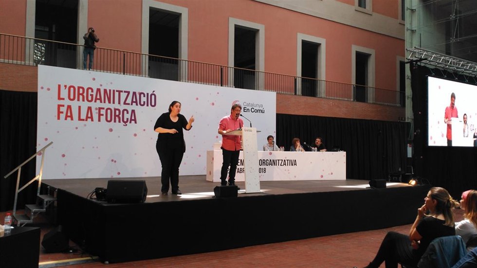 El coordinador general de CatComú, Xavier Domènech