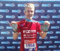 Martín Fiz vence en Londres y se convierte en el primer atleta en ganar los seis 'majors'