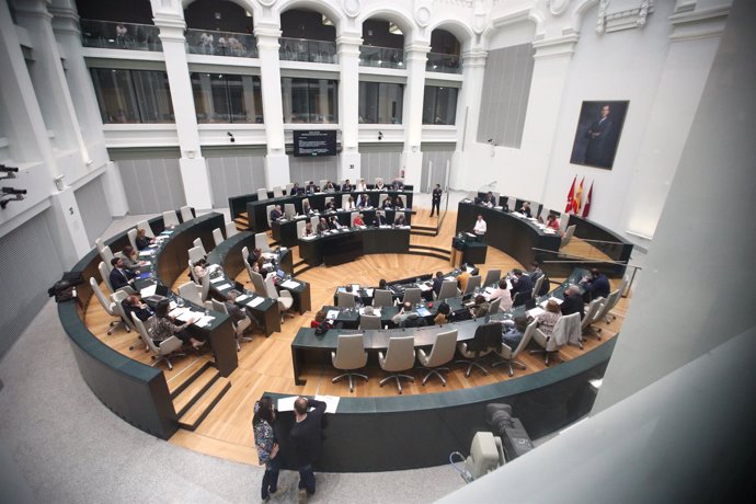 Pleno en el Ayuntamiento de Madrid 