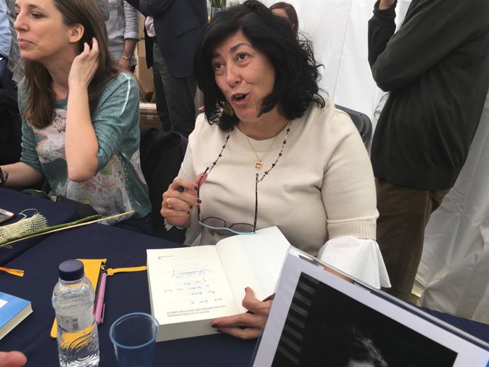 L'escriptora Almudena Grandes
