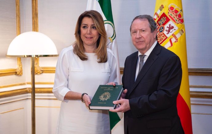 Susana Díaz y Cano Bueso, del Consejo Consultivo de Andalucía