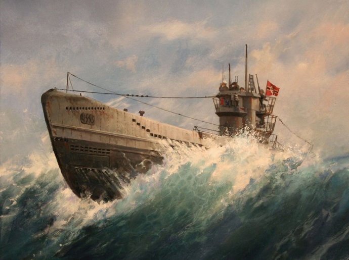 Submarino alemán de la II Guerra Mundial