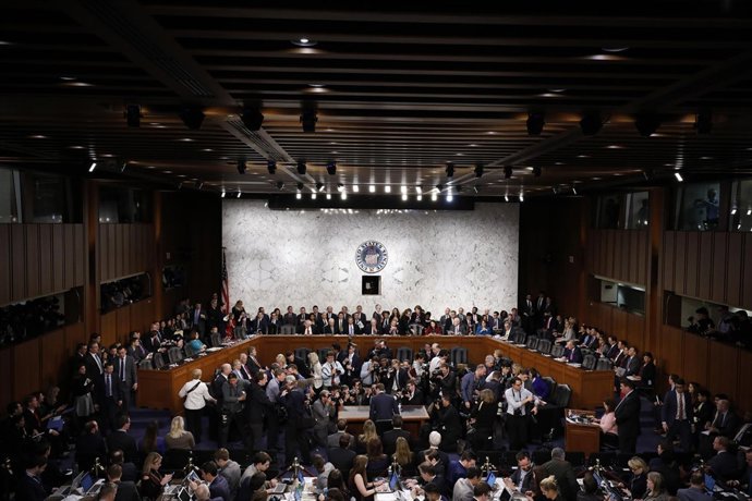 Foto de archivo de uno de los comités del Senado estadounidense 
