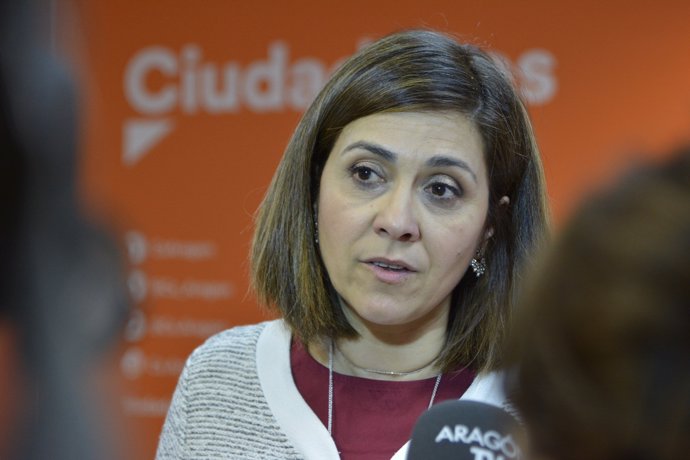 Susana Gaspar, portavoz parlamentaria de Cs Aragón. 