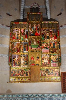 Retablo de la Iglesia de las santas Justa y Rufina, en Maluenda