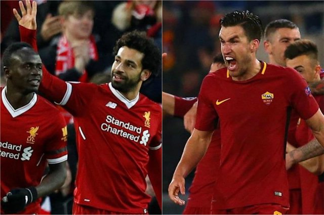 Liverpool Roma Salah Mané Strootman