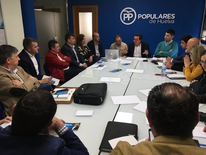 Consejo de alcaldes del PP de Huelva.