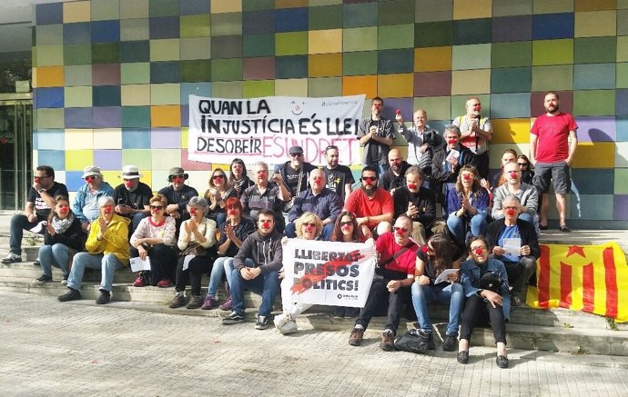 Protesta a favor de Jordi Pesarrodona