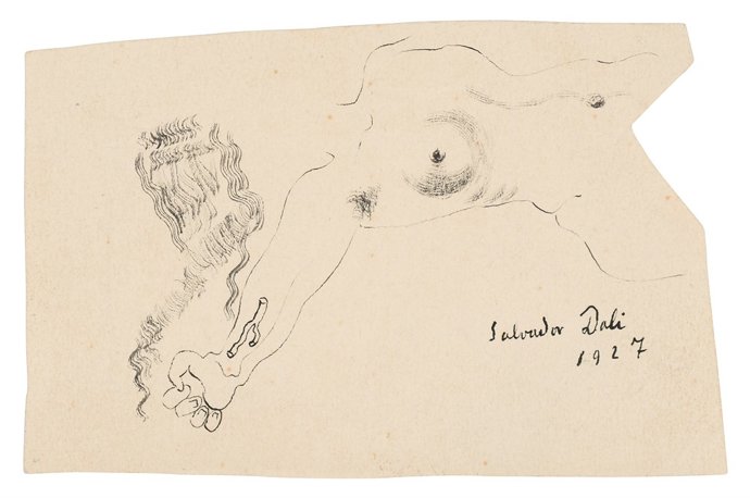 Tors femení nu, de Salvador Dalí