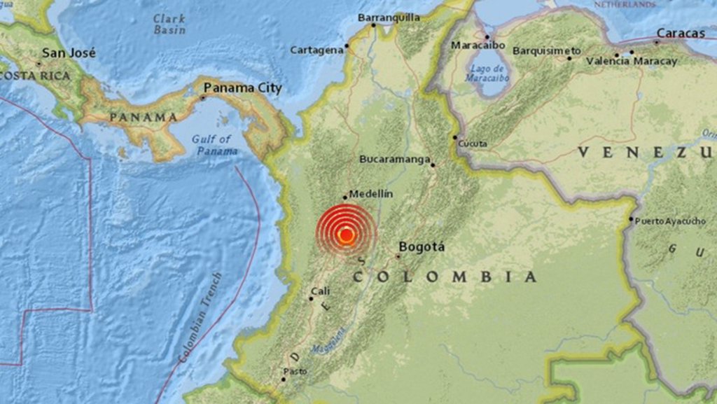 Un terremoto de 6,2 grados sacude varias regiones de Colombia