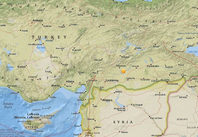 Terremoto en el sureste de Turquía