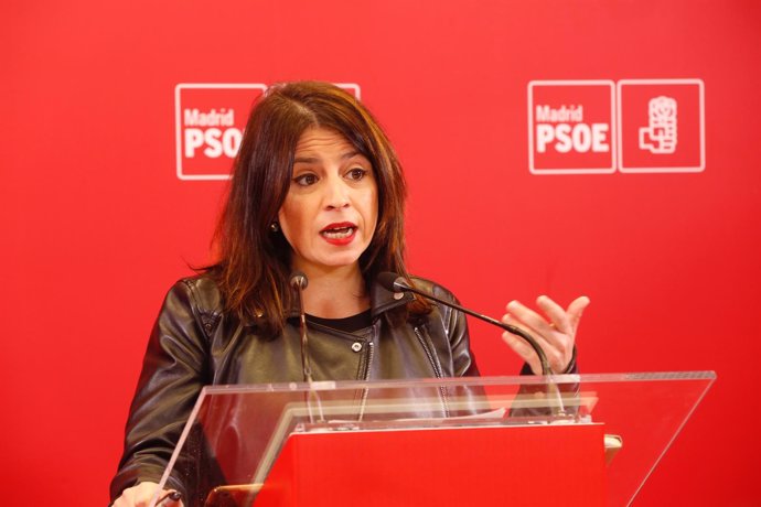  La vicesecretaria general del PSOE, Adriana Lastra