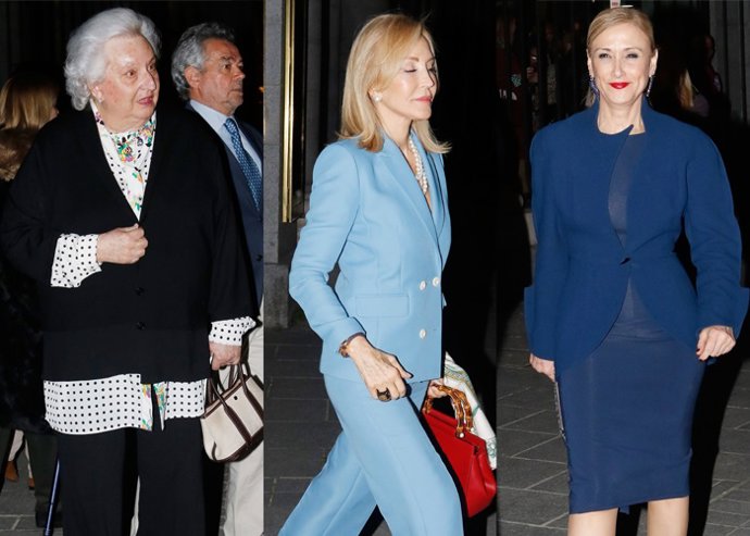 Infanta Pilar, Carmen Lomana y Cristina Cifuentes