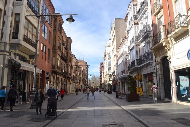 Palencia. Calle Mayor de Palencia