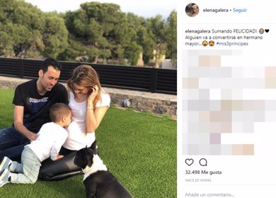 Sergio Busquets y Elena Galera están esperando su segundo hijo