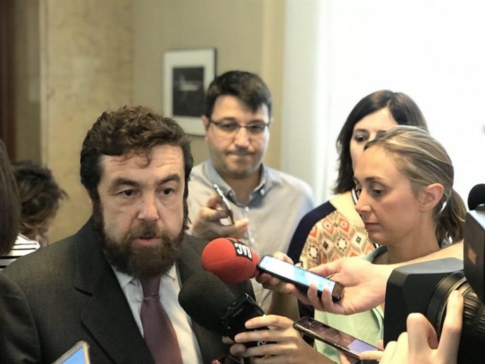 El secretario general del grupo de Ciudadanos en el Congreso, Miguel Gutiérrez