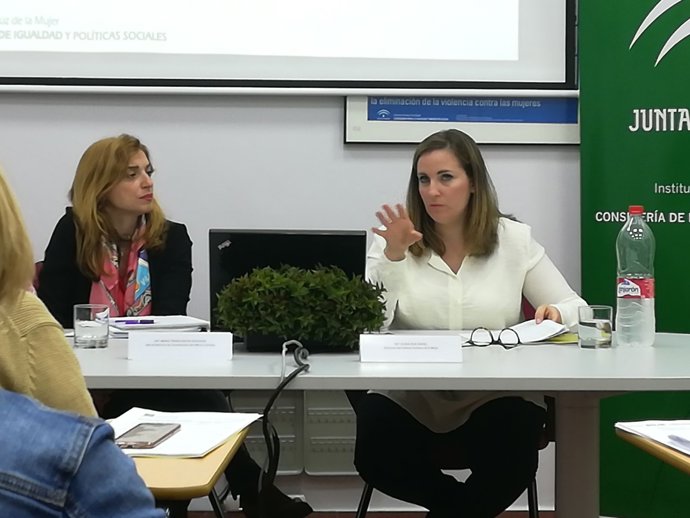 Elena Ruiz, durante la presentación