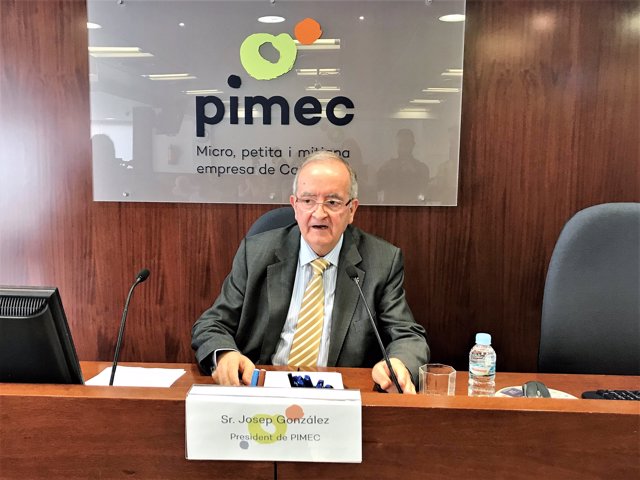 El president de Pimec, Josep González