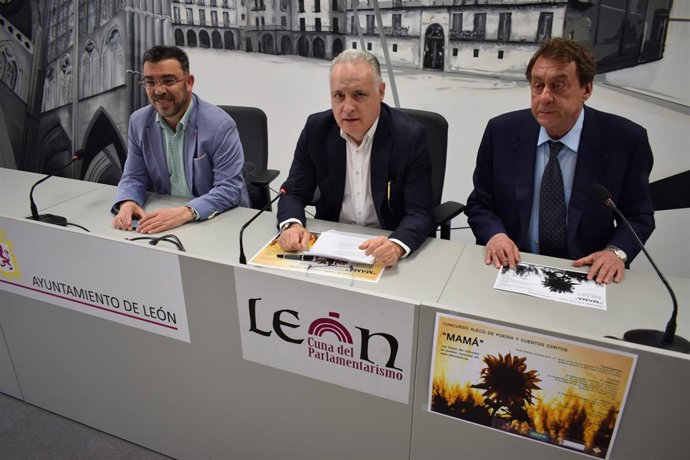 Pedro Llamas (I), Javier Menéndez y Javier García-Prieto 24-4-2018