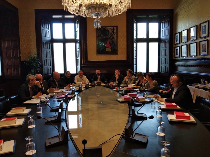 Reunió de la Mesa del Parlament