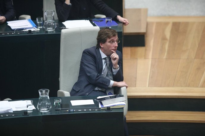 El portavoz del PP en el Ayuntamiento de Madrid, José Luis Martínez-Almeida