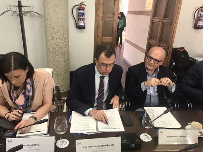 El alcalde José Ballesta