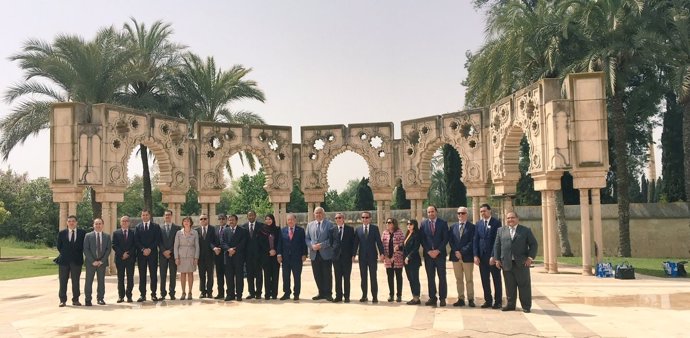Miembros del Consejo de Embajadores Árabes en la Fundación Tres Culturas