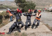El simulacro de terremoto en Cartagena despliega la acción coordinada de todos los servicios municipales