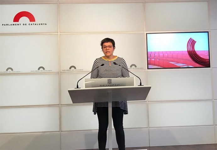 La diputada de la CUP Natàlia Sànchez
