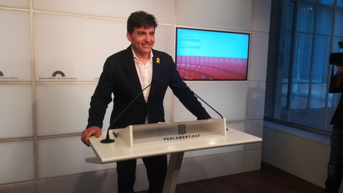 El portavoz de ERC en el Parlament, Sergi Sabrià