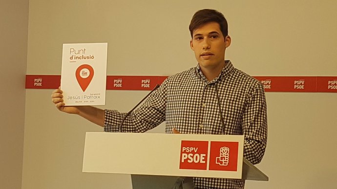 Borja Sanjuan, portavoz del PSPV-PSOE en València
