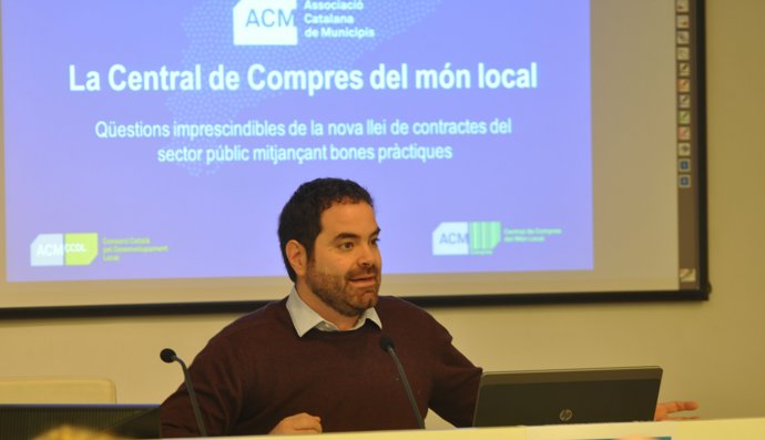 El president de l'ACM, David Saldoni